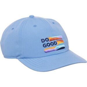 Cotopaxi Do Good Stripe Embroidered Dad Baseball Cap, Adjustable Hat-  Blue